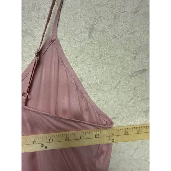 Free People Women's Slip Pale Pink Desert Dazed Rayon Adjustable Large - Picture 5 of 9
